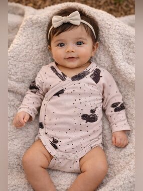 kate quinn Beluga Whale Purple Bodysuit